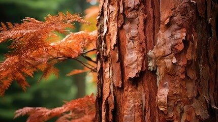 texture dawn redwood tree
