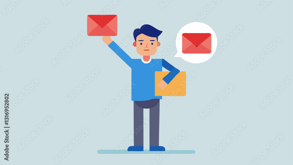 Poster rejection letters a gig worker holding a stack of rejection letters or emails with not hired stamps 