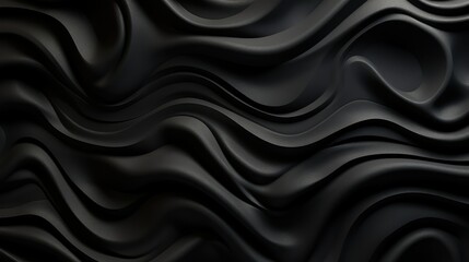 Obraz premium intricate black foam texture