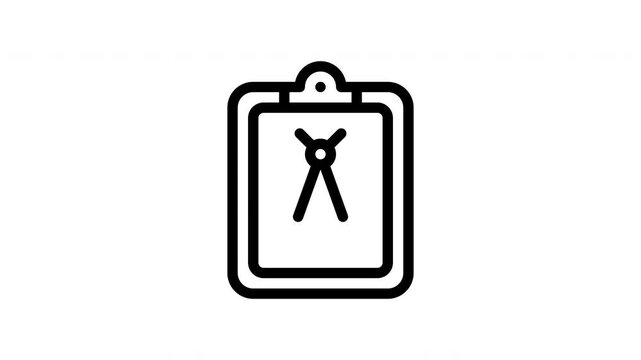 medical report animated icon