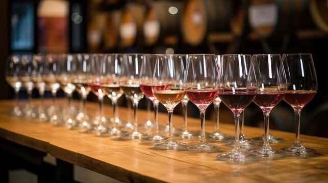 rom wine in a glass
