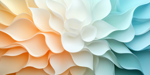 Neon background, Soft pastel ivory with neon orange highlights in high fidelity image.