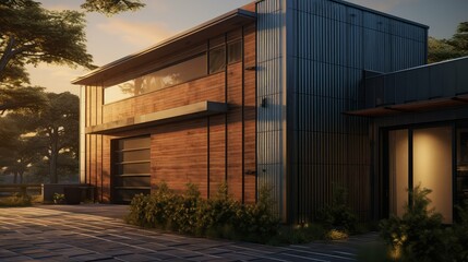 industrial house siding texture