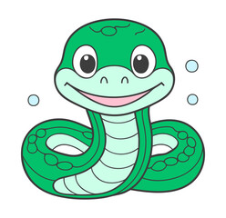 Fototapeta premium Wąż ilustracja