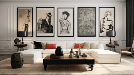 decor living room blank wall