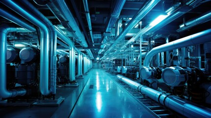 Fototapeta premium liquid data center cooling