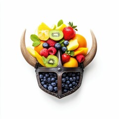 Viking Helmet Fruit Extravaganza