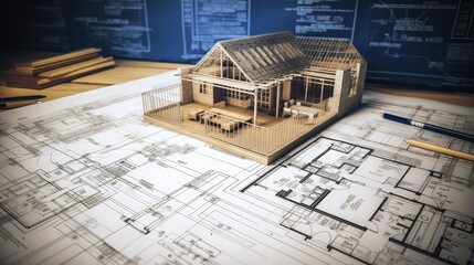 floorplan blue print house