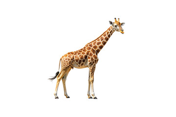 Obraz premium giraffe isolated on white