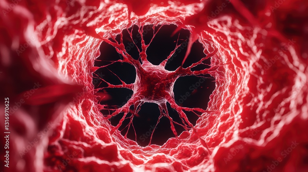 Poster time lapse of an evolving virus shifting into a new form in a microscopic environment