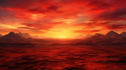 sky red and yellow texture