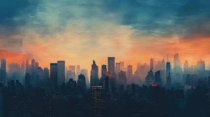 dusk gradient texture