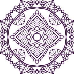 Beautiful Mandala Art and Vector Mandala Design Image.