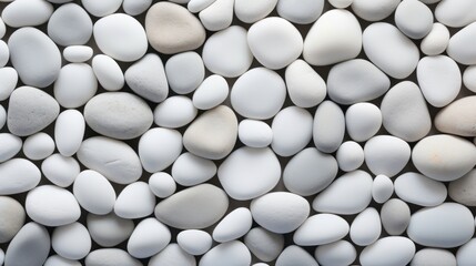 Abstract Background with White Round Stones in Creative Composition
