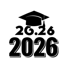 Graduation Class of 2026 with Gold Butterfly Acce