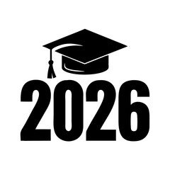 Graduation Class of 2026 with Gold Butterfly Acce