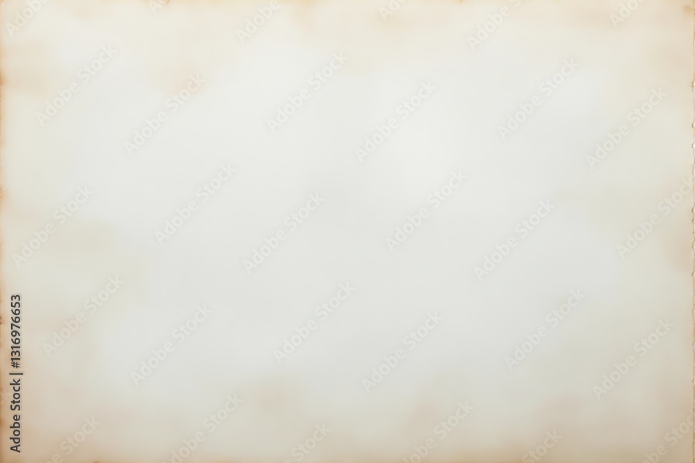 Poster vintage aged paper background with light brown edges and subtle texture.