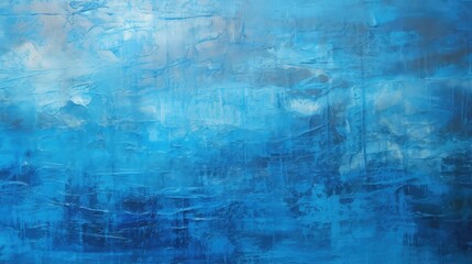 Obraz premium painting blue textured