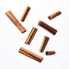 Cinnamon sticks levitating