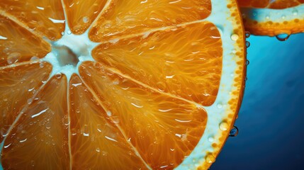 vibrant orange and blue texture