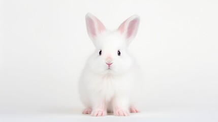 Obraz premium soft animal white background