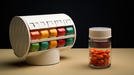 weekly medication bottle