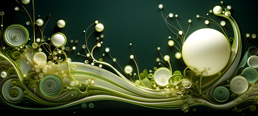 paper quilling lime, ai generative