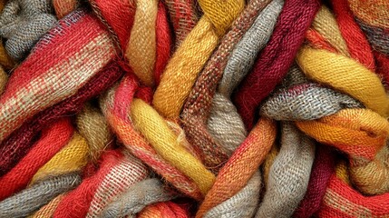 Woven fabric texture, close-up detail