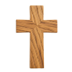 Wooden cross symbolizing faith and spirituality for personal reflection.