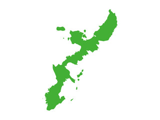 日本の沖縄県の形