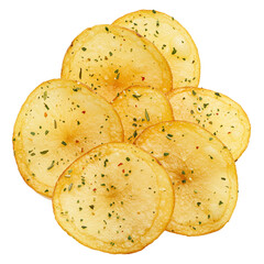 Potato chips crunchy and flavorful, perfect for snacking at any time.
