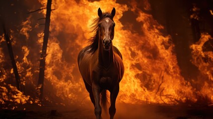 resilience horse fire