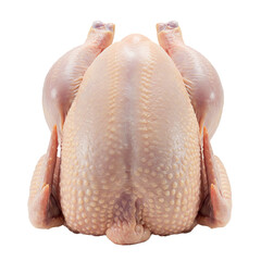 Whole fresh raw chicken available for roasting and meal preparation.