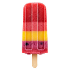 Colorful fruit popsicle perfect for summer enjoyment and refreshing treats.