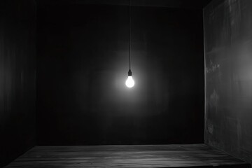 An empty and gloomy room