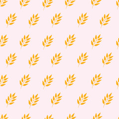 Elegant Golden Leaves & Branches Pattern – Nature-Inspired Illustration.