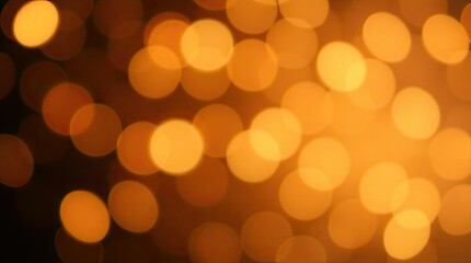Soft golden bokeh lights illuminate the background creating a cozy and magical ambiance during an evening event or celebration