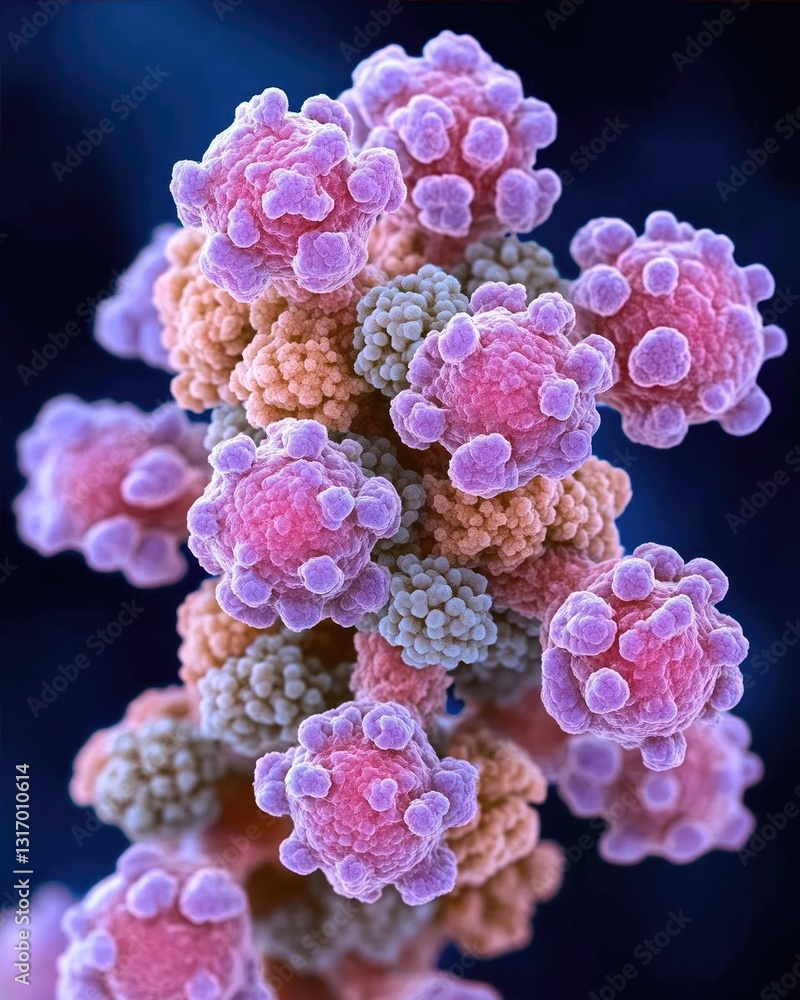 Poster close-up view of colorful coral formations showcasing intricate textures and structures underwater
