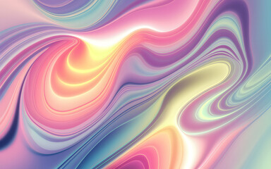Fototapeta premium Pastel Dream Soft Gradient Swirls in Pink, Blue, and Yellow. abstract colorful background vector