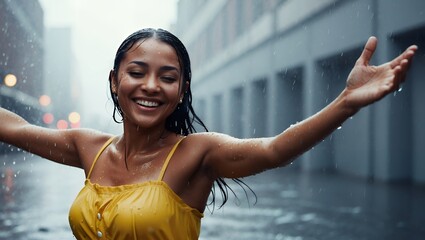 woman dancing in the streets