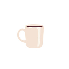 Simple Hot Cup Of Coffee