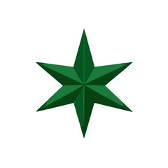 Beautiful 2D Green Stat Symbol 