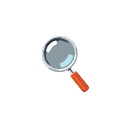 Contoured Magnifying Glass Illustration 