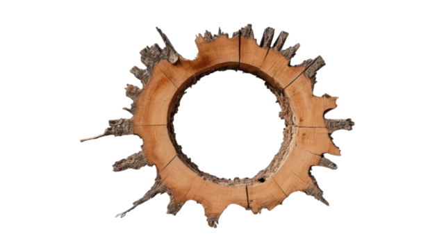 Hole in the wooden wall PNG illustration - Powered by Adobe