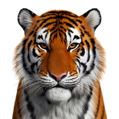 Obraz premium Majestic Tiger Face with Striking Features and Colors