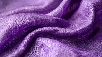 Obraz premium Professional Purple Natural Linen Cloth Fabric Textile Back Image for Design Projects