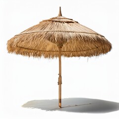 beach umbrella on white background