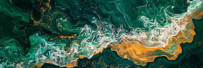 Aerial View of a Beautiful Coastal Landscape from a Drone Perspective