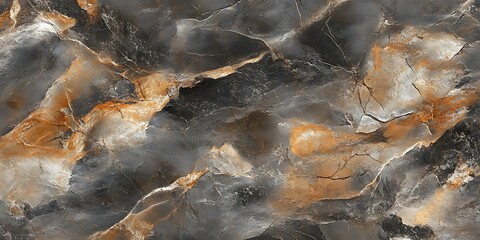 Grey and orange marble texture