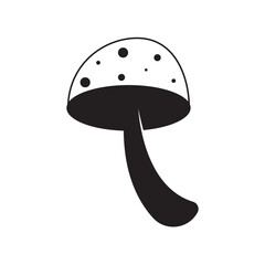  mushroom illustration logo icon vector template
